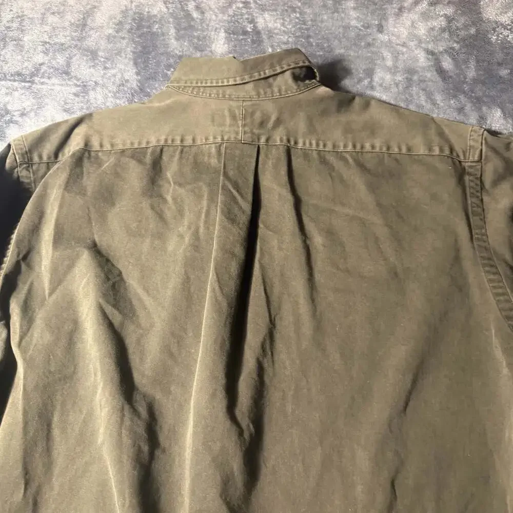 Polo Ralph Lauren Long Sleeve Button Down Shirt in Dark Green